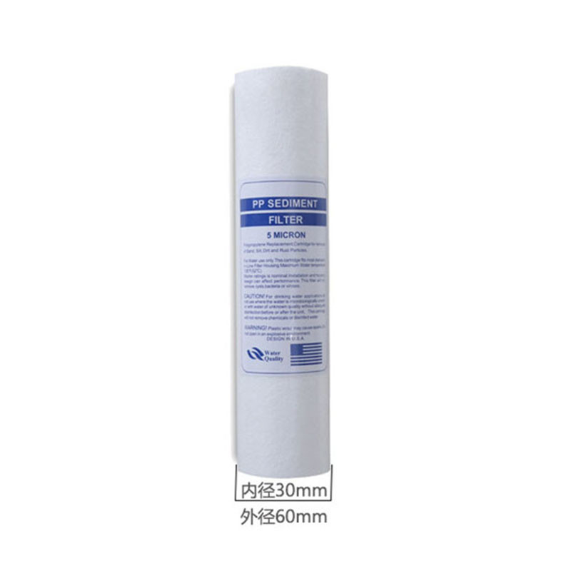 40 inch huishoudelijk filter smelt geblazen PP katoenen waterreiniger cartridge