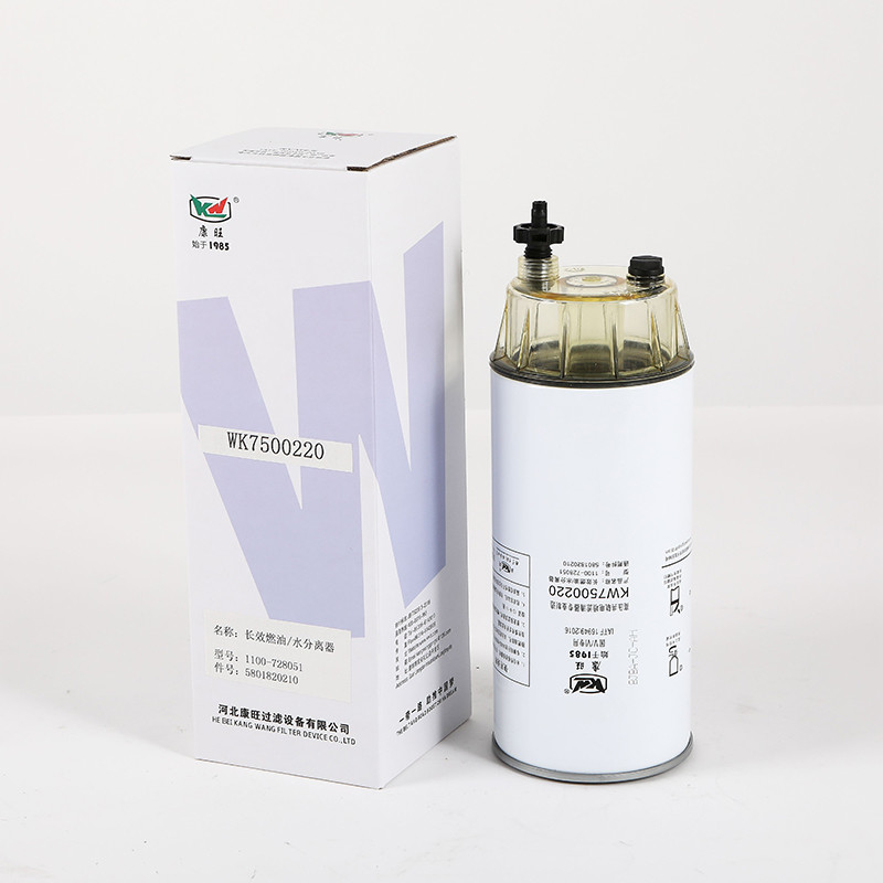 Spin On Installatie Positie Fuel Water Separating Filter Voor Motorsystemen KW7500220