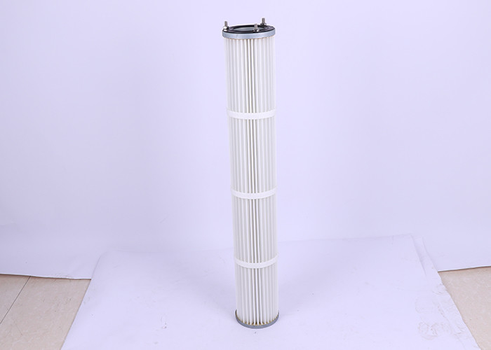 De geplooide Filters van de Vrachtwagenlucht, Nano Filter van de de Turbinelucht van het Vezelgas voor Stofverwijdering