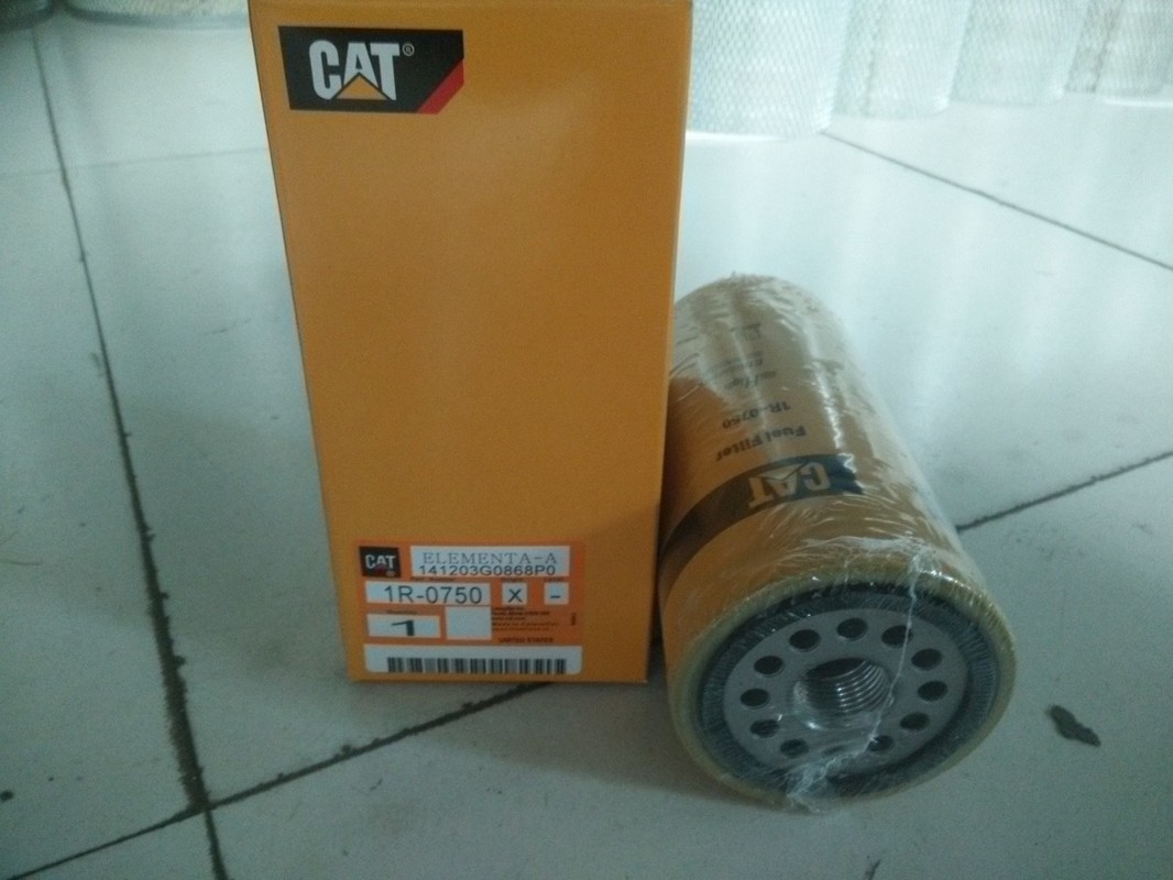 1R-0750 het Graafwerktuig Glass Fiber Material van CAT Oil Filter For 336D 345D 349D