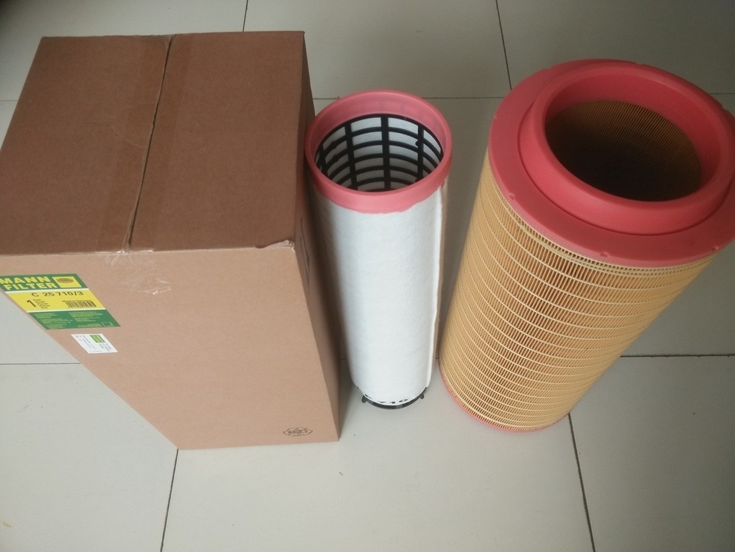 C25710 3 de Compressorfilter van de Schroeflucht voor Atlasiso 9001 certificaat